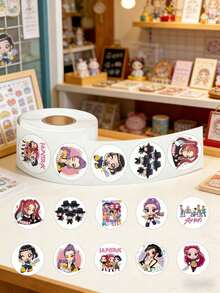 Hasbro 500 miếng dán hình nhóm nhạc nữ K-Pop tóc xoăn thời trang, thích hợp để trang trí sổ lưu niệm, album, văn phòng phẩm, sổ tay, phong bì. Tuyệt vời làm quà tặng lễ Phục sinh, ngày Valentine, năm mới. - Nhiều màu - Xem 7