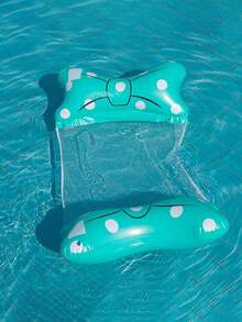 1 pieza Flotador/Silla inflable de PVC con forma de lazo colorido para adultos (con diseño de drenaje), funciona como silla flotante, silla de descanso y hamaca de agua; silla inflable plegable para piscina de verano, adecuada para piscina y playa; diseño portátil, sin necesidad de electricidad, cómodo y duradero, ligero y fácil de transportar, inflado rápido; diseñado para adultos, adecuado para fiestas en la piscina y actividades acuáticas al aire libre de verano - A - Ver 15