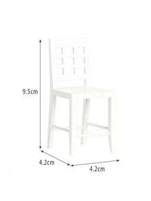 1 chiếc ghế tựa lưng cao thu nhỏ 9,5cm cho nhà búp bê, ghế đơn tựa lưng cao, trang trí nhà/văn phòng, trang trí nhà thu nhỏ sang trọng, mô hình mini, kệ sách phòng học, đồ thủ công thu nhỏ sáng tạo, đồ thủ công trưng bày trên bàn, trang trí bàn làm việc, đồ thủ công mini, trang trí trong nhà, phụ kiện chụp ảnh mô hình - Nhiều màu - Xem 4