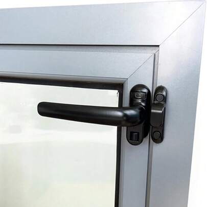 Tay nắm cửa sổ, 1 bộ hợp kim nhôm có khóa, phụ kiện thay thế cho cửa trượt, phụ tùng cửa sổ, cải thiện nhà cửa.