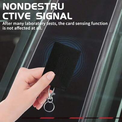 Vỏ chìa khóa thông minh chuyên dụng cho hệ thống mở cửa không cần chìa khóa, cũng thích hợp cho vỏ bảo vệ chìa khóa Tesla, đặc biệt là cho Model 3/Model Y/Model X mới, vòng trong suốt.