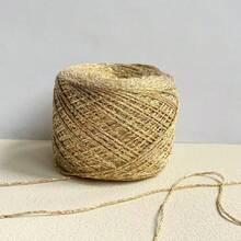 50克独特的金银纱线球，钩针线和闪光手工编织纱线，适合DIY编织和钩针项目 - 非常适合制作毛衣、帽子、包包和玩偶。 - 彩色 - 查看 25