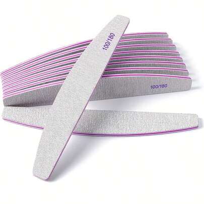 2 Sets Double-Sided Professional Nail Files & Buffers, Suitable For Manicure And Nail Care, Nail Shaping And Care Blocks