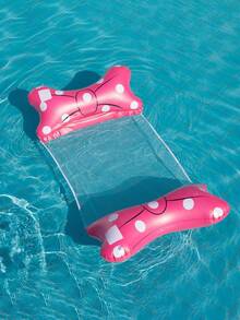 1 pieza Flotador/Silla inflable de PVC con forma de lazo colorido para adultos (con diseño de drenaje), funciona como silla flotante, silla de descanso y hamaca de agua; silla inflable plegable para piscina de verano, adecuada para piscina y playa; diseño portátil, sin necesidad de electricidad, cómodo y duradero, ligero y fácil de transportar, inflado rápido; diseñado para adultos, adecuado para fiestas en la piscina y actividades acuáticas al aire libre de verano - A - Ver 13