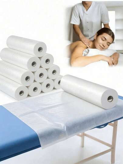 Bộ 2/50/100/200/300 tấm trải giường dùng một lần cho spa, massage, thẩm mỹ viện - Vệ sinh & Không mùi, thích hợp cho massage, xăm hình và chăm sóc spa.