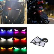 2pcs LED Devil'Eyes Universal Motorcycle Lights,Demon Eye LED Lights,Brake Tail Light Decorative Lamp,Demon Eyes Headlight,Mini Projector Lens Lamp,Car Decoration Lights,Led Front Lights,Motorcycle Parts - Purple - View 3