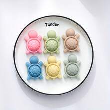 1pc Durable Silicone Turtle Mold, Suitable For Making Jelly, Chocolate, Pudding And Ice Cubes. Handmade Rectangular Tray, Interesting Design, Essential Baking Tool For Birthday, Christmas And Thanksgiving - View 7