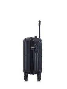 VITAL VYING 瑞安航空小型手提行李箱 40X30X20 ABS材質，附可拆卸輪子 - 黑色 - 查看 5