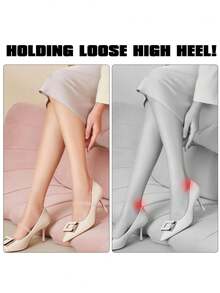 5/10/15 双透明鞋带，隐形弹力高跟鞋鞋带 - 防滑鞋带 - 彩色 - 查看 7