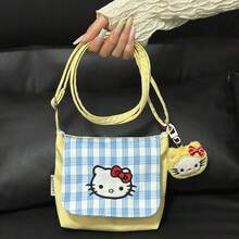 可爱刺绣单肩斜挎包，适合上学和日常通勤。 - 彩色 - 查看 4