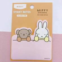 1pc Miffy Rabbit Cartoon Minimalist Creative Cute Anime Desk Sticker, Random Style, Student Stationery Gift - Multicolor - View 4