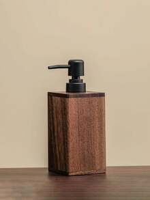 1/2 chai gỗ óc chó có thể tái sử dụng, chai đựng sữa dưỡng thể có vòi bơm bằng gỗ, chai đựng sữa tắm, dầu gội, bình đựng xà phòng lỏng rỗng. - A - Xem 13