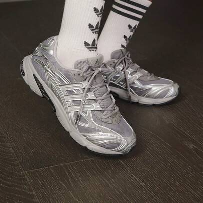 Adidas Giày thể thao nam cổ điển TEMPER RUN 2 "Waveshoe" kiểu dáng lưới, đế dày.
