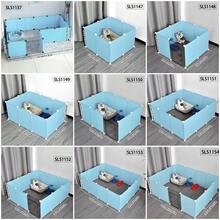 Lồng chó cỡ trung bình gấp gọn dùng trong nhà, có kèm nhà vệ sinh, hàng rào chắn cho chó cưng trong nhà. - Nhiều màu - Xem 6