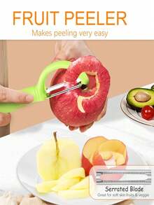1pc/3pcs Vegetable Peeler, Stainless Steel Vegetable & Fruit Peeler, Multifunctional Peeler & Slicer, Stainless Steel Vegetable Peeler, Potato Peeler, Vegetable Peeler, Apple Peeler, Cucumber Peeler, I-Shaped & Y-Shaped Peeler Stainless Steel Blade, Kitchen Tool, Suitable For Potatoes, Apples, Carrots, Zucchini, Cucumbers, Suitable For Daily Use, Suitable For Home, Kitchen, Restaurant, Bakery, Cake Shop, Party, Birthday, Picnic, Etc., Can Be Given As A Gift To Grandparents, Parents, Family, Friends, Neighbors, Cooking Enthusiasts, Birthday, Party, Mother's Day, Thanksgiving, Halloween, Christmas And New Year. - Multicolor - View 5