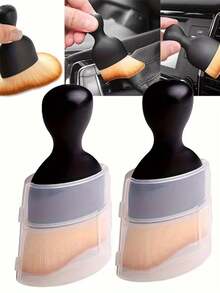 1pc Super Soft Brush Car Cleaning Tool, Multi-Functional Deep Interior Cleaning And Dusting, Suitable As Mother's Day And Father's Day Gift - 1pc Cleaning Brush - View 7