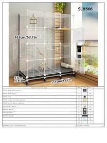Lồng chim lớn kiểu biệt thự, thích hợp cho việc nhân giống vẹt, vẹt đuôi dài, sáo, chim hoàng yến, chim sẻ. - Loại lắp ráp - Xem 18