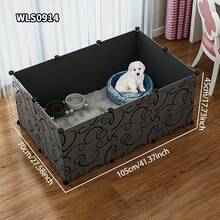 Hàng rào cho chó nhỏ, rào chắn cách ly trong nhà, chuồng chơi cho chó con, mèo con, thỏ, chuồng tập thể dục cho thú cưng nhỏ. - Nhiều màu - Xem 2