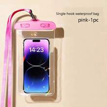 Waterproof Bag Universal Waterproof Phone Case Airbag Waterproof Phone Shell Swimming Waterproof Phone Pouch Beach Waterproof Phone Dry Bag Suitable For Smartphones, Christmas Halloween Gift, Home Room Birthday New Year Accessories, Interesting Gift For Friends, Summer Beach Waterproof Phone Bag Double Layer Phone Large Size Swimming Beach Storage Wallet Card Bag Dry Bag Suitable For Summer Vacation Diving Swimming Beach Phone Case - Double Hook Waterproof Bag - View 9
