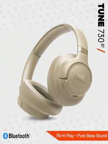 JBL Tune 730BT 无线头戴式耳机，拥有 JBL 纯正低音音效、蓝牙 6.0、可折叠设计、音频线、76 小时超长续航以及 Google 快速配对/Microsoft 快速配对功能。 - 查看 16