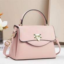 Borsa a tracolla versatile e alla moda per donna, borsa a tracolla estiva, borsa piccola - nero - Visualizzare 6