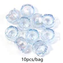 10pcs Acrylic Plated Transparent Lily Of The Valley Jellyfish Wind Chime Pendant, For Making Phone Chains, Bag Charms, DIY Handmade Jewelry Accessories - Lily Of the Valley Cover - View 13