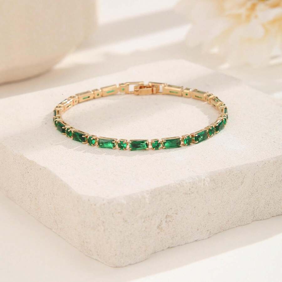 1 Simple Fashion Colorful Zirconia Bracelet - Bracelet - View 1