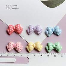 10/20/30/50pcs Stiker Resin DIY Motif Polkadot Warna Macaron, Stiker dengan Alas Datar, Cocok untuk Membuat Anting, Aksesori Rambut, Perhiasan, dan Dekorasi Kerajinan Tangan Lainnya - Warna Acak - MultiWarna - View 4