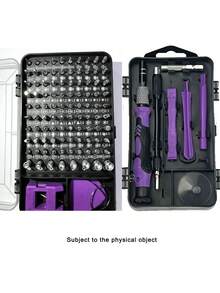 [Upgraded Screwdriver Set] 115-In-1 Upgraded Screwdriver Set | Strong Magnetic High Hardness Multi-Function Disassembly Tool Set Includes Special Shaped Screwdriver Heads, Suitable For DIY Repair - 115 In 1 - View 12