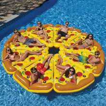 Ins Fashion Pizza Inflatable Float Bed, Swimming Pool Floating Toy, Adult Leisure Floating Raft, Must-Have For Summer Vacation Photo Shoots Prepare - C - View 7