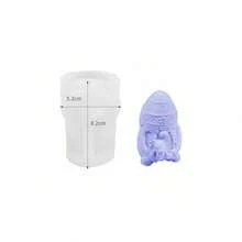 Khuôn nến hình người lùn làm từ vỏ trứng, khuôn silicon tự làm hình người lùn bằng sáp/thạch cao. - người lùn - Xem 5
