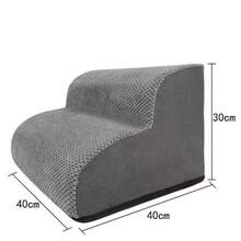 Escaleras para mascotas, escalones para cama de perro antideslizantes, rampa, desmontable y lavable para perros pequeños y ancianos, escaleras para perros para cama y sofá, adecuado para poodle, corgi, gatos - Multicolor - Ver 1