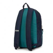 Mochila PUMA PHASE COLOR BLOCK, mochila casual ligera para ir y venir, mochila escolar, unisex 091175-07 - Azul marino-verde esmeralda - Ver 3