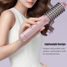 USB充电式加热直发卷发器，32毫米卷发棒，3档温度设置，任何温度下均可轻松卷出不打结的发型 - 彩色 - 查看 8