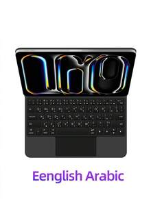 Funda con teclado para iPad Pro 11"/13" M5 M4 2025/2024, A2836 A2837 A3006 A3357 A3358 A3359 A3007 A3360 Modelos, Funda con teclado inalámbrico magnético inteligente con retroiluminación y multitáctil - Ver 27