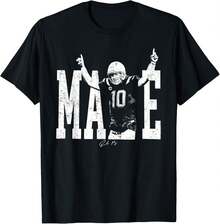Drake Maye-Inspired #10 Design - New England Tribute Unisex T-Shirt - màu đen - Xem 1