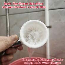 New Shower Head Designed For Men, Features Touch-Controlled Water Flow And Round Spray Pattern, Specially Designed For Independent Bathing - Spray Head - View 7