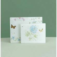 Lenox - Tabla de preparación de prado de mariposas vidrio tamaño pequeño - Pequeo - Ver 7