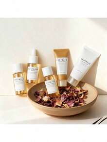 1004 Korean Centella Asiatica Skin Care Travel Set:Light Cleansing Oil+ Ampoule Foam+Ampoule+Toning Toner+Soothing Cream - 5PCS - 查看 2
