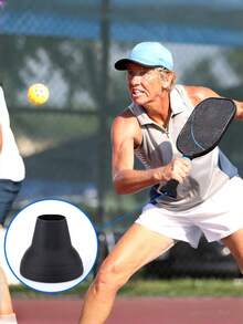 2个装匹克球拾球器，硅胶匹克球拾球工具，通用匹克球吸盘拾球器，新款硅胶匹克球拍握把，防滑匹克球握把，最佳匹克球运动员礼物 - 黑色 - 查看 8