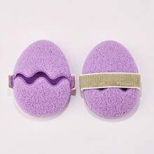 XIALIFANG Deux nettoyants : Ensemble de gros œuf doré et petit œuf doré. Utilisé pour enlever le maquillage, les masques de boue et nettoyer le visage. Fonctionne avec l'éponge de nettoyage pour créer une mousse riche. Ensemble d'éponges de nettoyage fines et amicales pour la peau - Multicolore - Voir 6