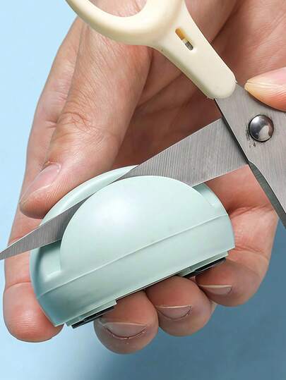 卡通青蛙磨刀器，快速厨房磨刀器，刀剪磨刀工具，方便实用的厨房工具。手动工具，易于使用。可使钝刀恢复锋利，厨房工具，厨房用品，厨房配件，家用厨房用品。