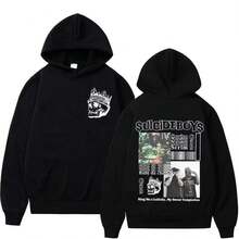 Suicideboys G59 Hoodie _ I Want To Die In New Orleans Album Vintage Pullover, Streetwear Fashion ZYW - 黑色 - 查看 11