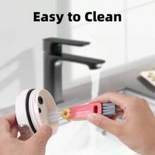 Bottle Cleaning Brushes 3 Pack Cleaner  Kit  Stanley Bottle Cleaner  Set Wit Straw  Cleaner And Cup Lid Cleaning   Stanley Cup Tuler Cups Drin Glass Pink - 粉色 - 查看 4