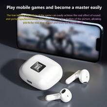 NEW SENYANG Tai nghe Bluetooth không dây Shenyang True Wireless mới ra mắt năm 2026, tai nghe mini nhét tai thể thao nghe nhạc, tai nghe TWS HIFI âm trầm sâu với mic HD dành cho điện thoại Android và iOS, quà tặng cho cặp đôi. - Xem 6