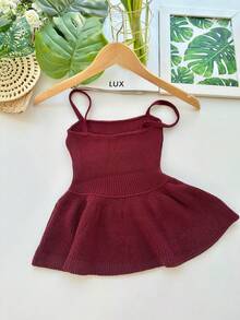Tank Top With Straps, Good Fit, Fashionable, Women's Fashion. - Burgundy - View 2