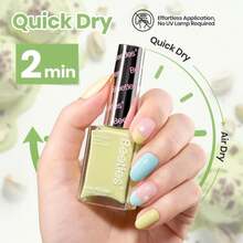 Beetles Pastel Nail Polish Set - Pistachio Whispers, 6 Colors Spring Nail Polish Quick Dry Set, Spring Nails Art, Long Lasting Manicure Salon DIY Home Easter Nails Gift For Her - ColorJ - 查看 4