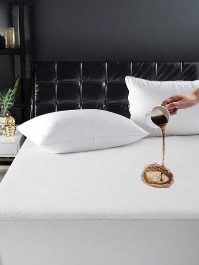 BONNY HOME Waterproof Fitted Mattress Protector, Soft Towel Surface Bed Cover With Deep Elastic Fit