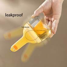 1 chai đựng dầu cọ chịu nhiệt cao, thiết kế khóa thế hệ thứ 2 được nâng cấp, chống rò rỉ, dùng cho nước sốt, trứng, dầu ô liu, dụng cụ nướng BBQ. - Xem 9