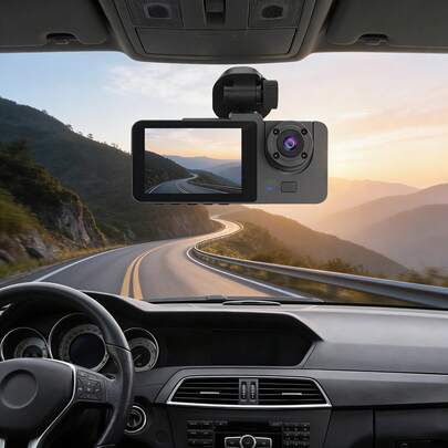 Camera hành trình ô tô 2+1 bán chạy nhất, ba ống kính Ultra HD, ghi hình liên tục, cảm biến G, tầm nhìn ban đêm, phù hợp với mọi loại xe (dung lượng pin 150mAh)